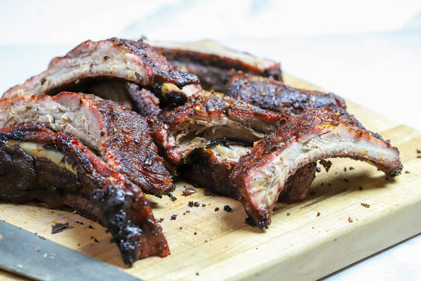 ribs with bark