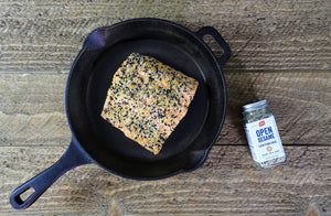 Everything Bagel Baked Salmon