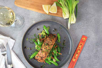 Pan-Seared Sesame-Glazed Salmon