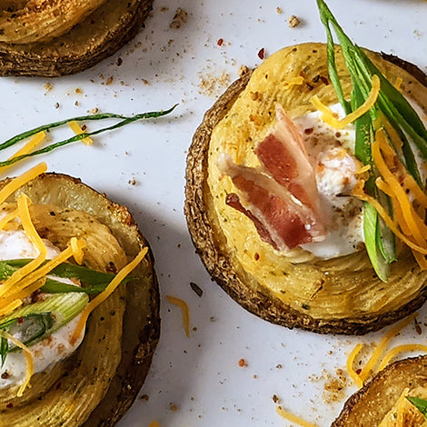 Twice Baked Loaded Potato Slides