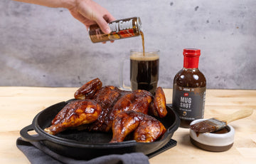 Mug Shot BBQ Sauce with Jolly Good Root Beer