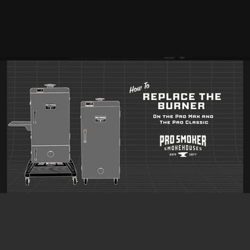 Replacing the burner element on a Pro Max or Pro Classic Pro Smoker home electric smoker