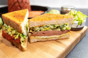 Smoked Bologna Sandwich