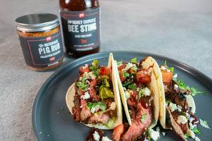 Spicy Tri-Tip Tacos with BBQ Sauce