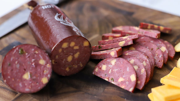 summer sausage seasoning used by PS Seasoning in burgundy summer sausages