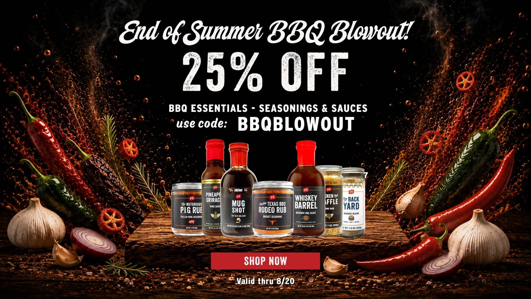 End of Summer BBQ Blowout Sale - 25% off with code BBQBLOWOUT
