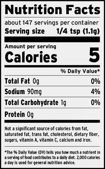 PS Seasoning Butter Blizzard Seasoning Blend Nutrition Facts