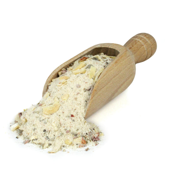 Scoop of Onion & Bell Pepper Bratwurst Seasoning
