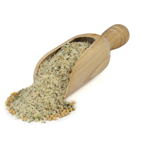 Scoop of seasoning and spices used to make Mild Snack Sticks