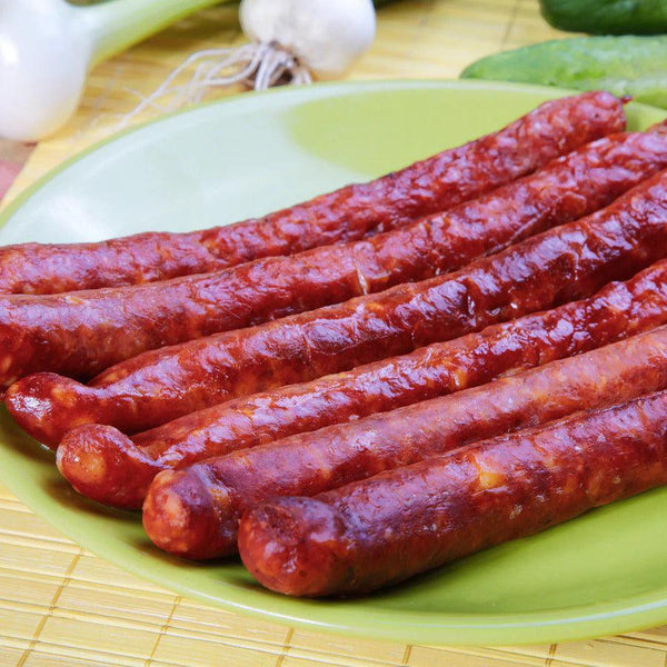 Plate of Thai BBQ Snack Sticks