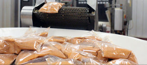 PS Seasoning pouches in manufacturing plant