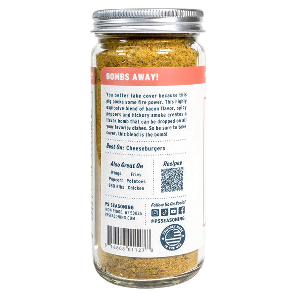 Bacon Bomb - Jalapeno Popper Seasoning label