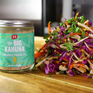 Big Kahuna - Pineapple Teriyaki Rub with slaw
