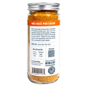 Elote Loco - Street Corn Seasoning label