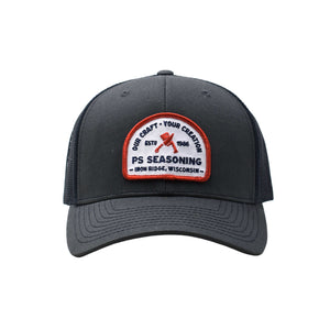 Navy/Blue Knife Patch Hat - PS Seasoning