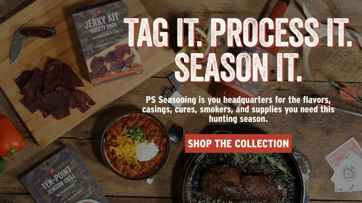 tag it. season it. process it. shop the deer harvest collection