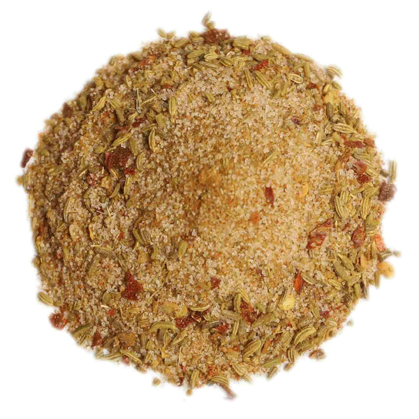 Pile of No. 670 Hot Italian Sausage Seasoning