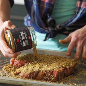 Prime Time Butcher's Blend on beef roast