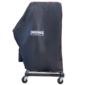 PS Seasoning Pro Max 100 S weather-resistant smoker cover — heavy-duty outdoor cover that protects the Pro Max home electric smoker from rain, snow, sun, and dust