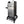 Pro Smoker Max 100 S electric vertical smoker — left side view showing 304 stainless steel exterior, elevated caster base, and Wi-Fi/Bluetooth digital control panel