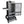 Pro Max 100 S electric vertical smoker with door open showing the interior — six removable product shelves and 100 lb capacity for sausage, jerky, and BBQ