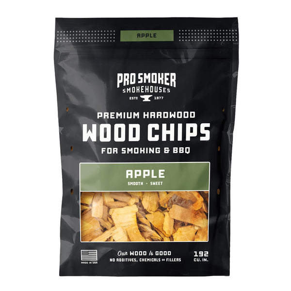 PS Seasoning Pro Smoker premium smoking wood chips — Apple 192 cu. in.