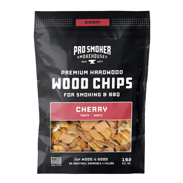 PS Seasoning Pro Smoker premium smoking wood chips — Cherry 192 cu. in.