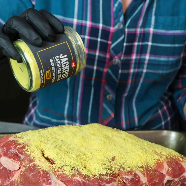 Jackpot - Honey Mustard Rub on pork