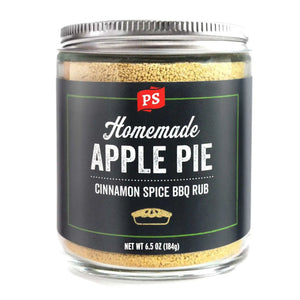 PS Seasoning Apple Pie Cinnamon Spice BBQ Rub — sweet-spice rub with cinnamon and apple for pork, ribs, and turkey in shaker bottle