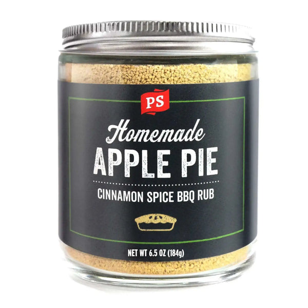PS Seasoning Apple Pie Cinnamon Spice BBQ Rub — sweet-spice rub with cinnamon and apple for pork, ribs, and turkey in shaker bottle