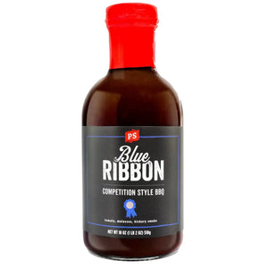 PS Seasoning Blue Ribbon Competition-Style BBQ Sauce — Kansas City-style sticky-sweet BBQ sauce for ribs, burnt ends, and BBQ chicken