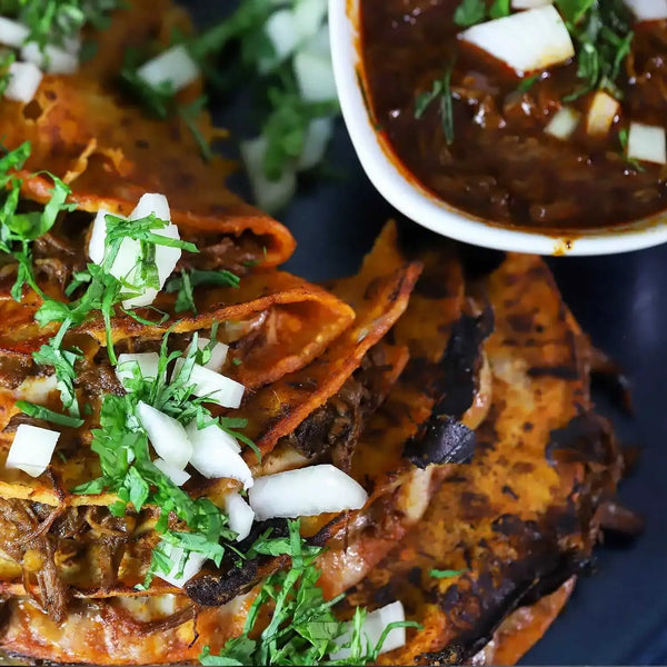 El Jefe - Adobo BBQ Taco Sauce on taquitos