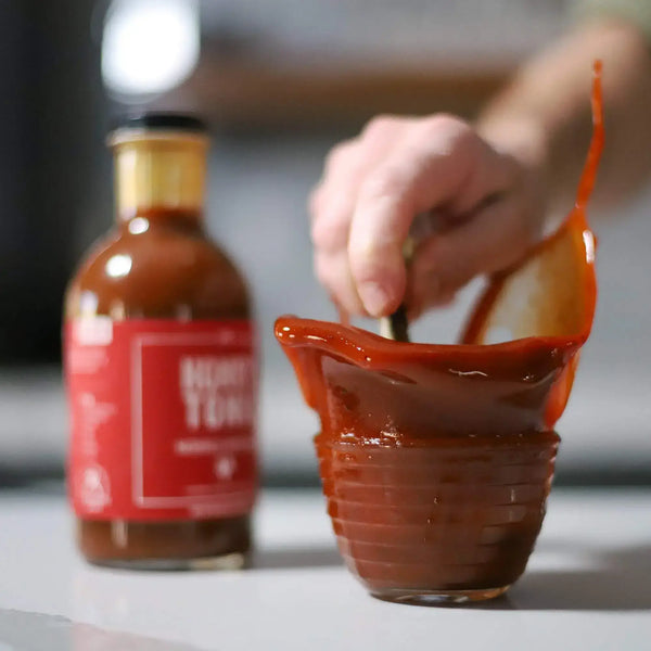 Honky Tonk - Nashville Hot Sauce used as a dip