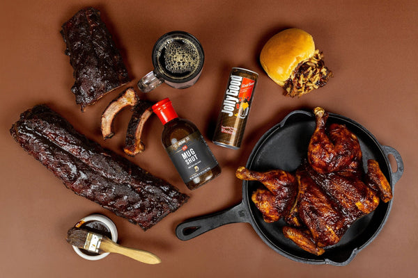 Mug Shot – Root Beer BBQ Sauce with ribs, chicken and pulled pork