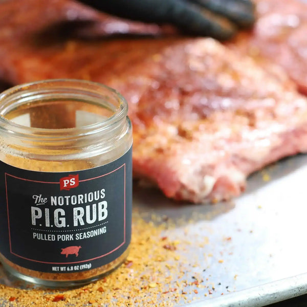 Notorious P.I.G. rub with ribs