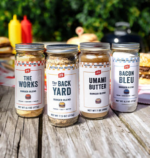 PS Seasoning Burger Seasoning Bundle 4-Pack — four-pack of gourmet burger seasonings for grilling and kitchen patties
