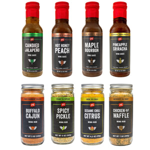 PS Seasoning Total Wingdom Set — ultimate chicken wing seasoning and sauce bundle with wing rubs and wing sauces
