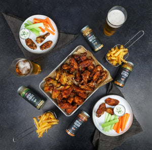 PS Seasoning Total Wingdom Set — spicy pickle, chicken and waffle, sesame chili citrus, buffalo cajun