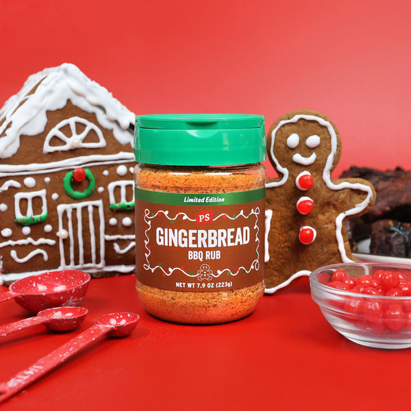 Gingerbread Limited Edition BBQ Rub - While Supplies Last! with cookies