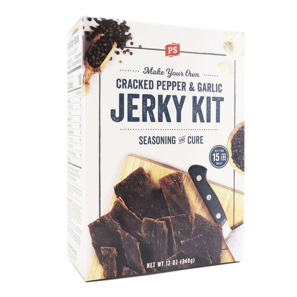 PS Seasoning Cracked Pepper & Garlic Jerky Kit — make homemade beef jerky