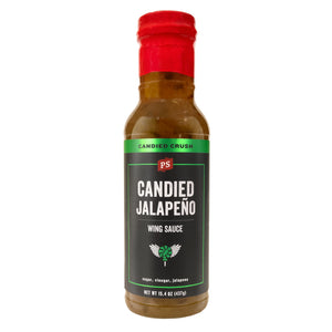 PS Seasoning Candied Jalapeno Wing Sauce — sweet-spicy candied jalapeño wing sauce for chicken wings and jalapeño poppers
