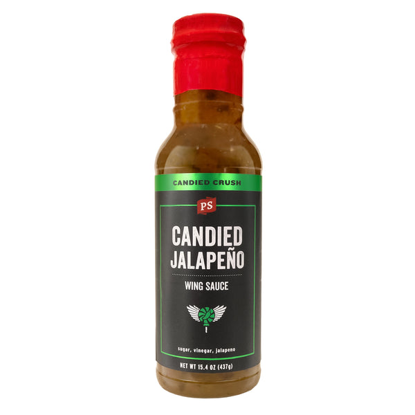 PS Seasoning Candied Jalapeno Wing Sauce — sweet-spicy candied jalapeño wing sauce for chicken wings and jalapeño poppers
