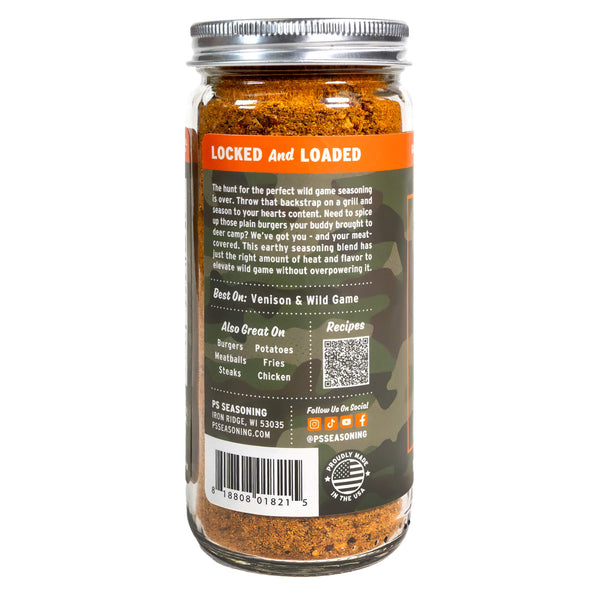 Wild Game seasoning label