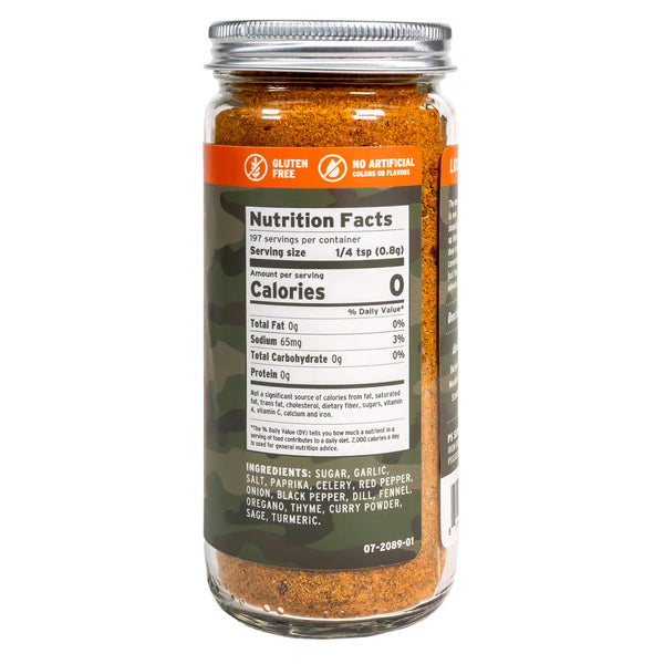 Wild Game seasoning nfp panel