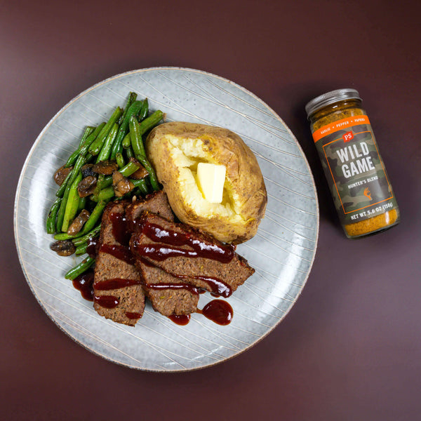 wild game seasoning with venison meat loaf