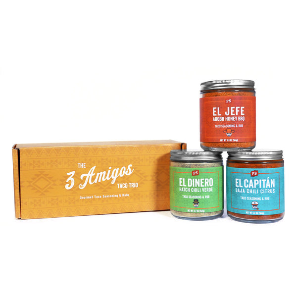 Three Amigos - Taco Seasoning & Rub Set