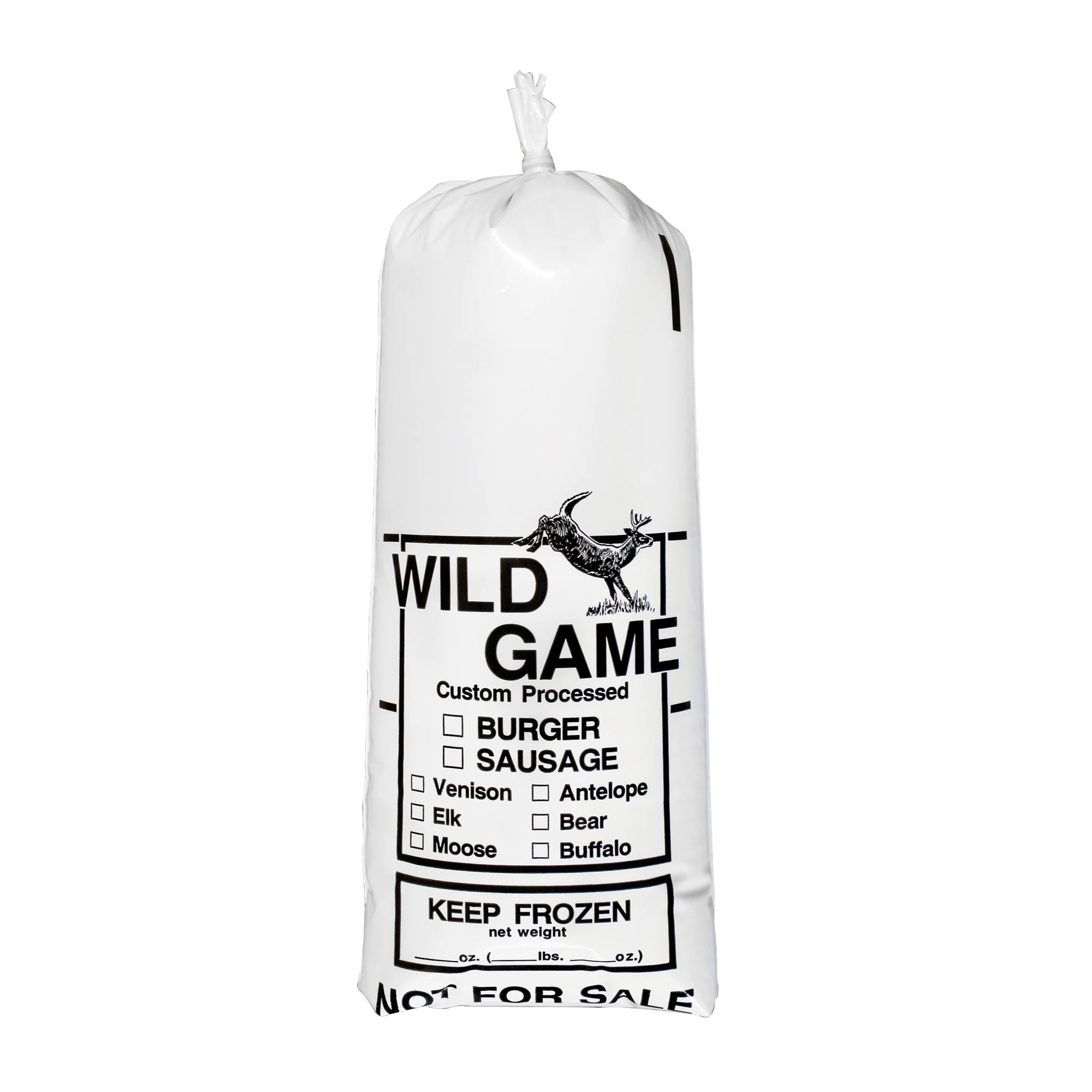 Wild Game Ground Meat Bags