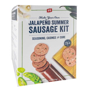 Jalapeno Summer Sausage Kit - PS Seasoning - everything you need to make 25 lbs of spicy sausage