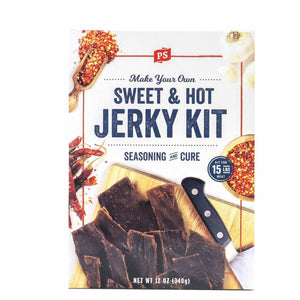 PS Seasoning Sweet & Hot Jerky Kit — 15 lb sweet-and-spicy jerky kit with Sweet & Hot seasoning and jerky cure
