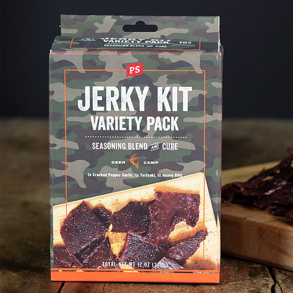 Venison Jerky Kit with variety of flavors for deer meat - PS Seasoning